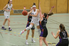 Basketball Damen Superliga 2021/22, Grundducrhgang 14.Runde Vienna United vs. KOS Celovec